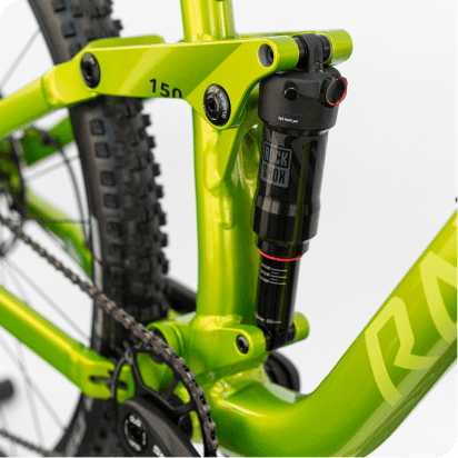 Fullsuspension Fahrspaß.
