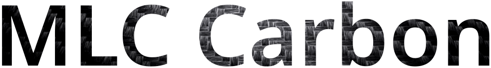 Schrift „MLC Carbon“ mit animiertem Carbonmuster als Hintergrund